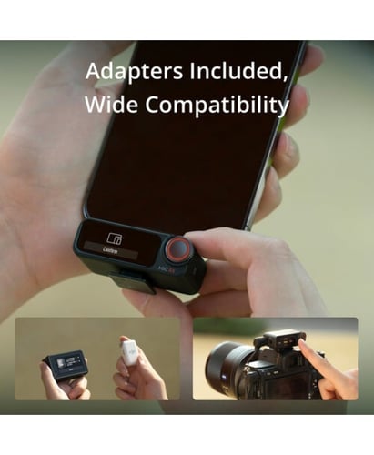 DJI Mic 2 Wireless Microphone Kit - (2 TX + 1 RX +...