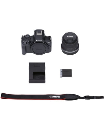 Canon EOS R50 Mirrorless Camera with 18-45mm Lens...