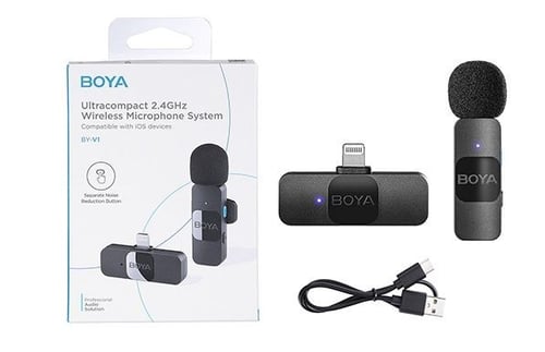 Boya Ultracompact 2.4GHz Wireless Microphone Syste...