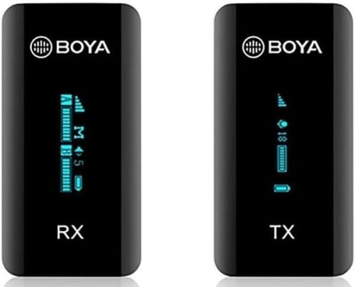 Boya Ultracompact 2.4GHz Dual-Channel Wireless Mic...
