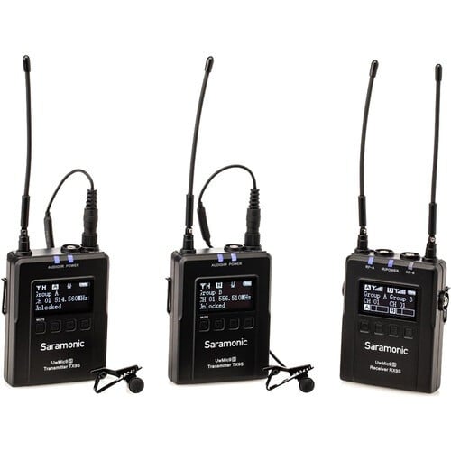 Saramonic UwMic9S Kit2(TX+TX+RX) Wireless Micropho...