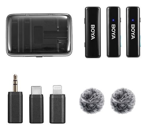 Boya BOYALINK All-in-one Design Wireless Microphon...