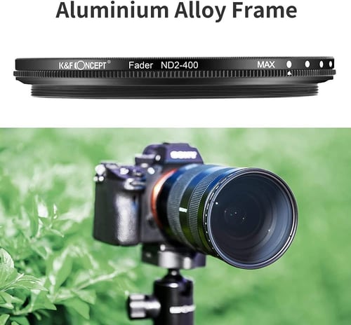 K&F Concept 77mm ND Fader Variable Neutral Density...