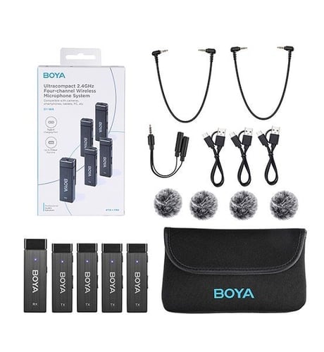 Boya Ultracompact 2.4GHz Wireless Microphone Syste...