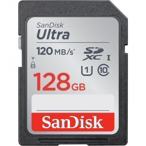 SanDisk 128GB Ultra UHS-I SDHC Memory Card Class 1...