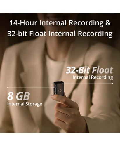 DJI Mic 2 Wireless Microphone Kit - (2 TX + 1 RX +...