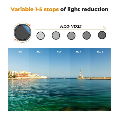 K&F Concept 2 in 1 CPL VND Adjustable ND 2in1 CPL...
