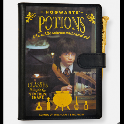 اجندة مع قلم هاري بوتر