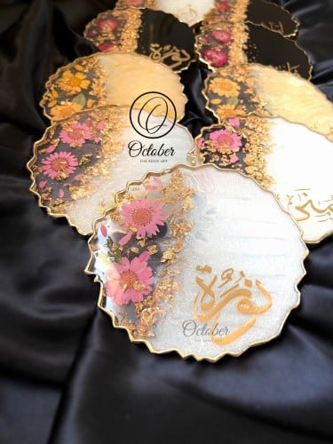 كوستر بالورد الطبيعي ( عدة الوان )