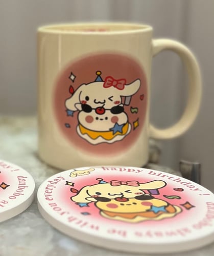 Kuromi & Cinnamoroll Mug set