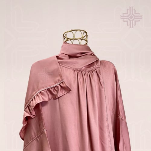 شرشف صلاة لف وردي لحمي