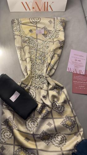 قماش مخور حرير اللؤلؤ