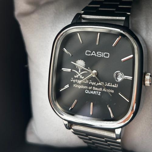 ساعة كاسيو ltp شعار المملكة أسود
