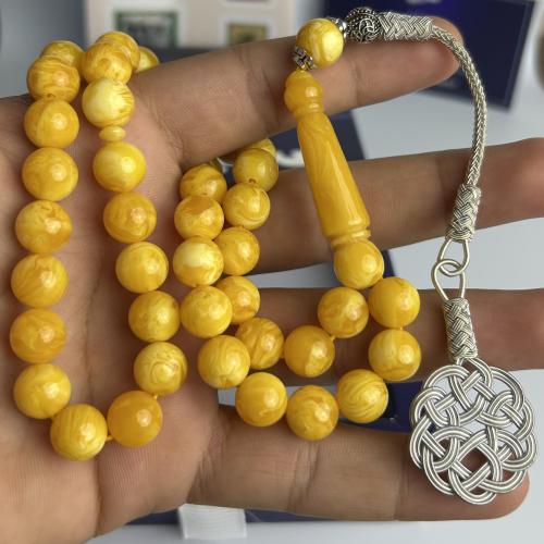 سبحة بكلايت اصفر