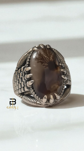 خاتم عقيق شجري