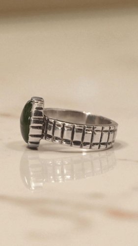 خاتم بحجر التورمالين