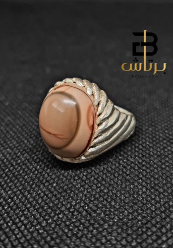 خاتم عقيق يماني بافوري