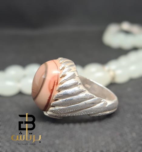 خاتم عقيق يماني بافوري