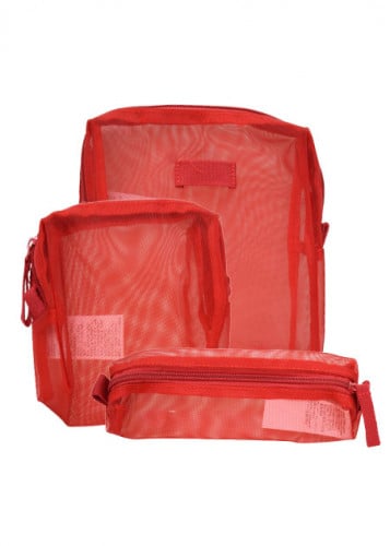 حقيبة التخزين - احمر المقاس: 21x18 سم