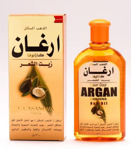 جي كازانوفا زيت شعر ارغان 300مل