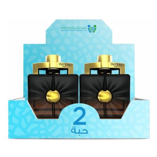 جي كازانوفا عطر رجالي امبريو 100مل ×2عبوات |بوكس ا...