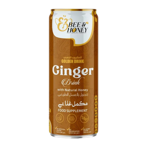 بي اند هني مشروب عسل وزنجبيل 24*250 مل