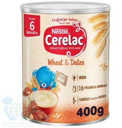 سيريلاك سيريال قمح وتمر 400 جرام