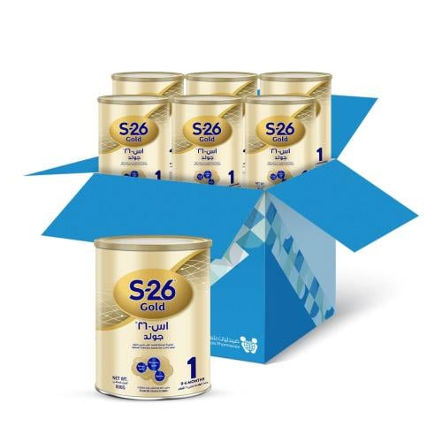 كرتون اس 26 حليب أطفال المرحلة [ 1 ] - 6 علب × 800...