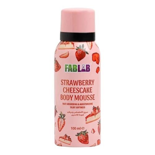 فاب لاب موس الجسم تشيز كيك فراولة 100 مل