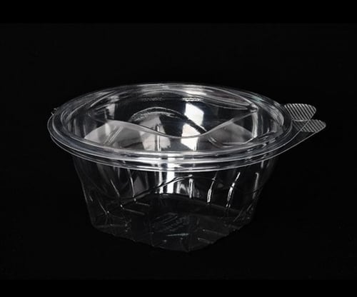 كرتون علبة سلطة الوطنية 16 اونص شفاف غطاء متصل شد3...