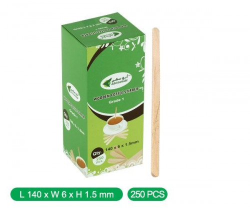 محرك خشبى للقهوه 140*6*1.5 كرتون شد 40 علبة * 250...