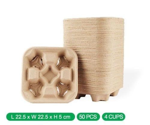 حامل اكواب كرافت 4 كوب كرتون شد 250حبة 5 ربطة * 50...