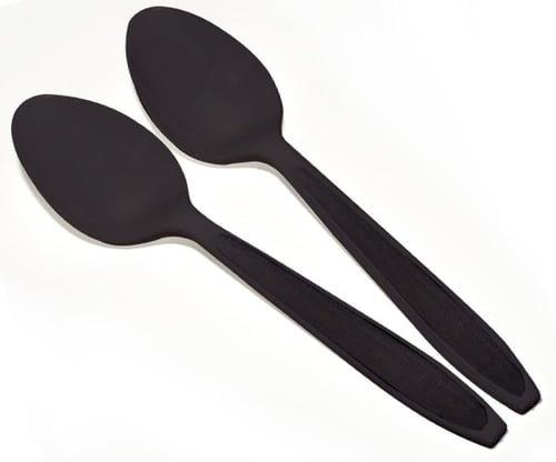ملاعق طعام VIP اسود - اتوماتيك PP شد 50*20