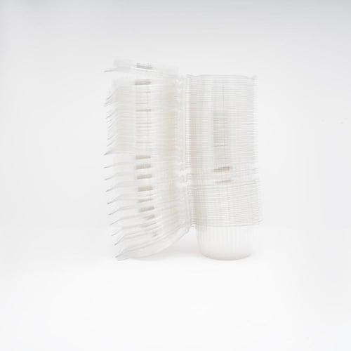 علبة تمر بيضاوى 206 الوطنية غطاء متصل شد500حبة