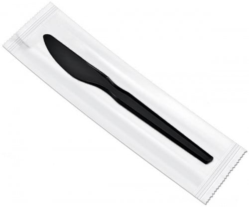 سكين بلاستيك ابوسهم VIP2 مغلف شد 500حبة