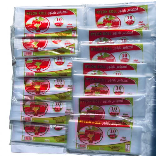 اكياس نايلون مقاس 10 -وزن كيلو ونص