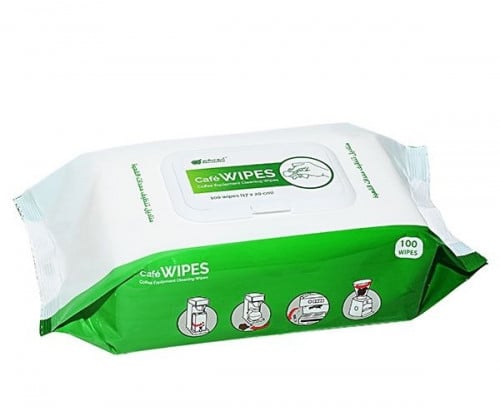 مناديل مبللة تنظيف معدات القهوة شد100*24