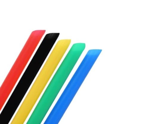 مصاص عصير 8 ملي مغلف ملون شد 30*100