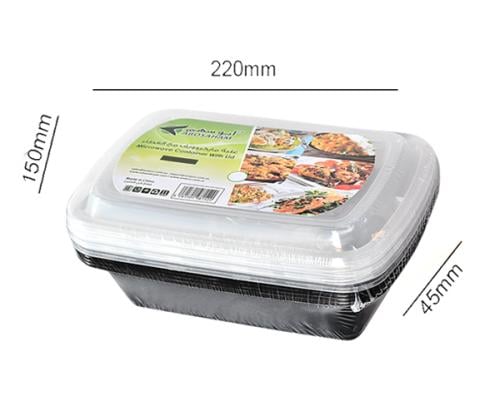 ميكرويف مستطيل اسود مغلف 24 اونص4*24مغلف