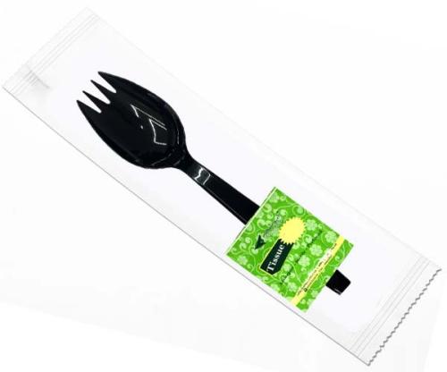 مغلف 2*1- عاديه ppملعقه براس شوكه كنافه+مناديل ورق...