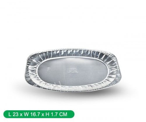 اطباق ابوسهم مشاوي ربع صغير بدون غطاء -6029- كرتون...