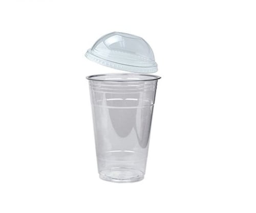 كرتون كاسات عصير كوزمو 10 اونص مع غطاء نصف كره شد1...