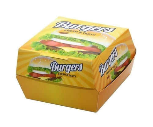 علبة ساندوتش برجر ابوسهم 8 كورنر صغير كرتون شد 250...