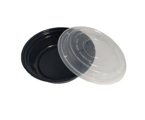كرتون علبة ميكرويف مدور اسود 450ملى شد300 حبه YQY4...