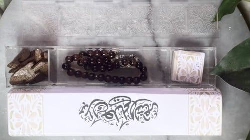 بوكس اكريلك الحج٢٥*٥الارتفاع٥مع التعبئة