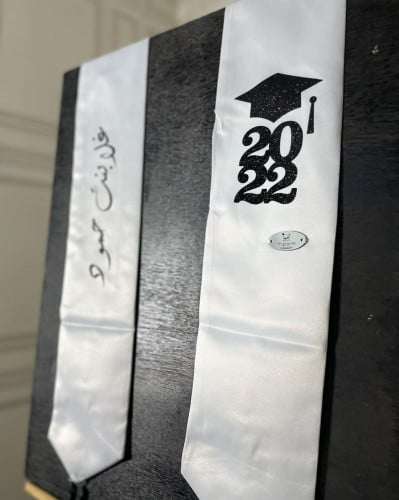 وشاح قلتر+كتابه الاسم