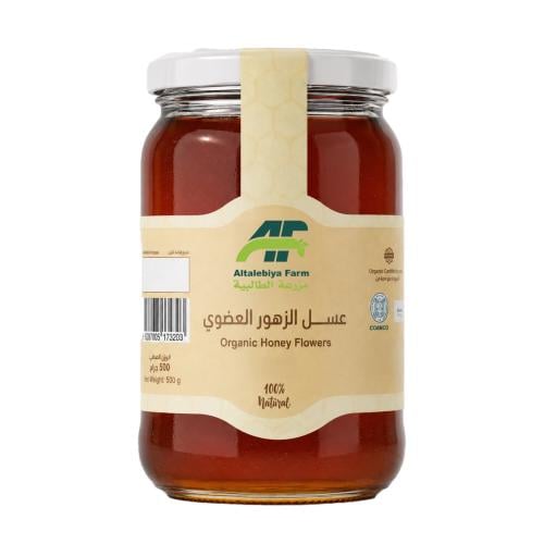 عسل الزهور العضوي - مزرعة الطالبية 500 جرام