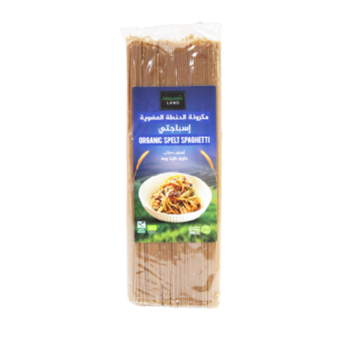 مكرونة الحنطة العضوية (اسباجتي) 500 جم - organic l...