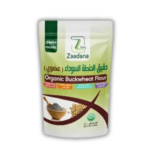 دقيق الحنطة السوداء عضوي 500جم - زادنا
