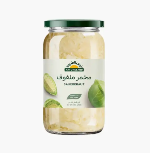 مخمر ملفوف عضوي خالي من الغلوتين 680 جم